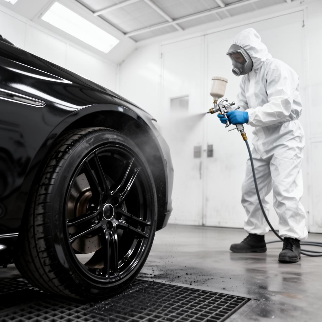 Custom Respray mag wheel service